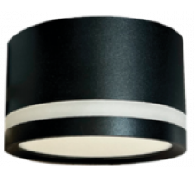 Светильник GX53 17W ART SMART GLASS BLACK чёрный, 85*50мм