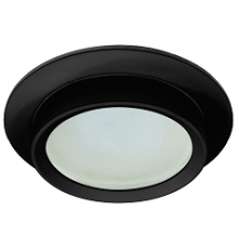 Светильник потолочный встраиваемый, 15W 230V GX53, IP44, черный, круг, DL504