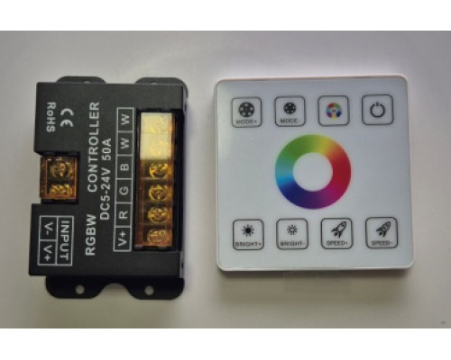 Контроллер управления с пультом для RGB/RGBW ленты 50А 5-24V  250-1200W
