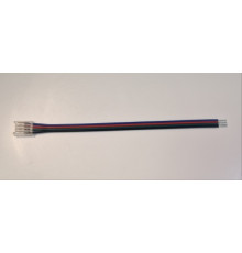 Коннектор 4PIN прокалывающий с проводом для гибкого соединения ленты RGB IP20 10мм